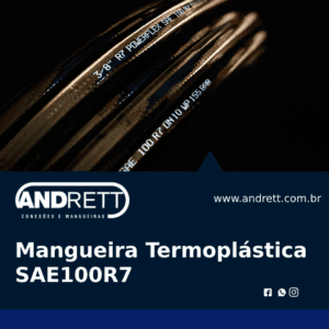 Mangueira Termoplástica SAE100R7 POWERFLEX PRETA