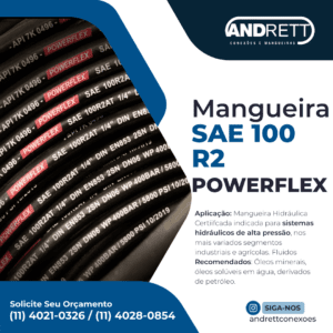 Mangueira SAE100 R2AT POWERFLEX